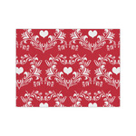 Heart Damask Medium Tissue Papers Sheets - Heavyweight