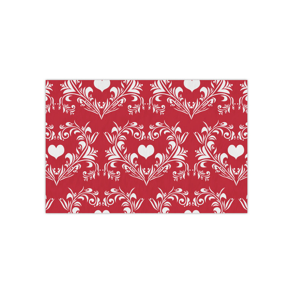 Custom Heart Damask Small Tissue Papers Sheets - Heavyweight