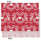 Heart Damask Tissue Paper - Lightweight - Medium - Front & Back