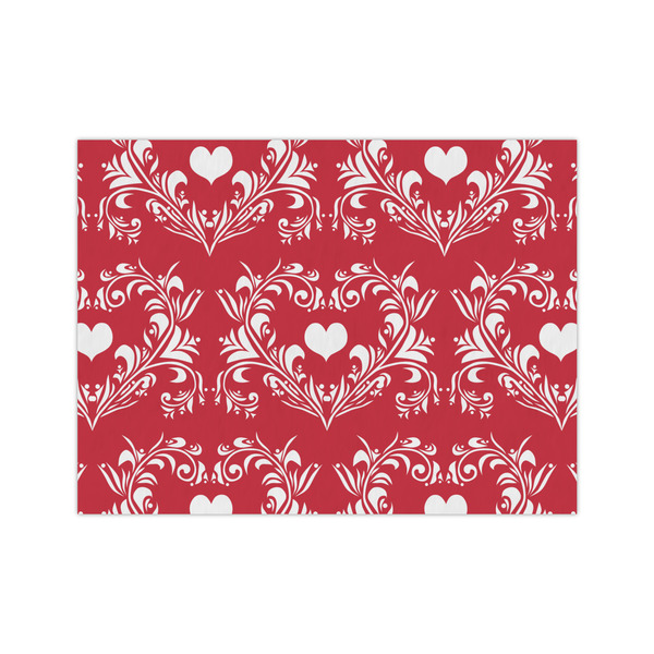 Custom Heart Damask Medium Tissue Papers Sheets - Lightweight