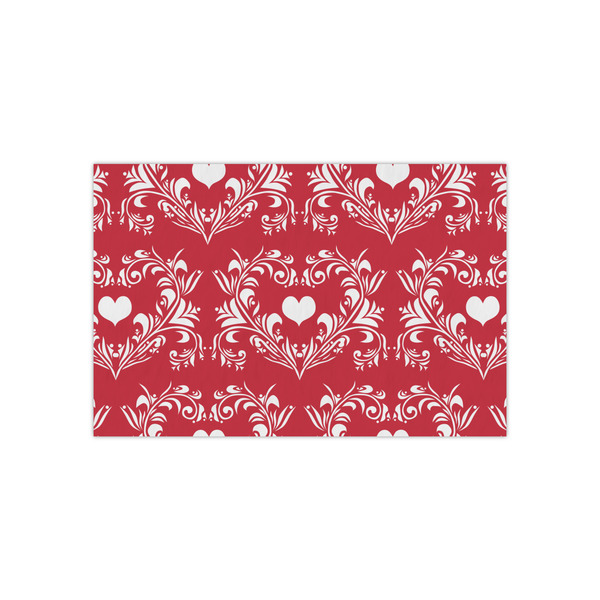 Custom Heart Damask Small Tissue Papers Sheets - Lightweight