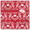 Heart Damask Vinyl Document Wallet - Apvl