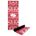 Heart Damask Yoga Mat (Personalized)