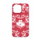 Heart Damask iPhone 13 Mini Case - Back