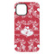 Heart Damask iPhone 15 Plus Tough Case - Back