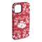 Heart Damask iPhone 15 Pro Max Tough Case - Angle