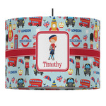 London 16" Drum Pendant Lamp - Fabric (Personalized)