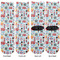 London Adult Crew Socks - Double Pair - Front and Back - Apvl