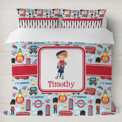 London Duvet Cover Set - King (Personalized)