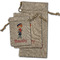 London Burlap Gift Bags - (PARENT MAIN) All Three