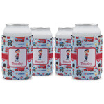 London Can Cooler (12 oz) - Set of 4 w/ Name or Text