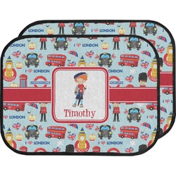 London Car Floor Mats (Back Seat) (Personalized)