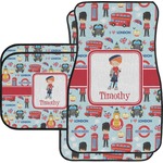 London Car Floor Mats Set - 2 Front & 2 Back (Personalized)