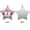 London Ceramic Flat Ornament - Star Front & Back (APPROVAL)