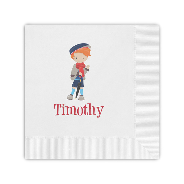 Custom London Coined Cocktail Napkins (Personalized)