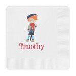 London Embossed Decorative Napkins (Personalized)