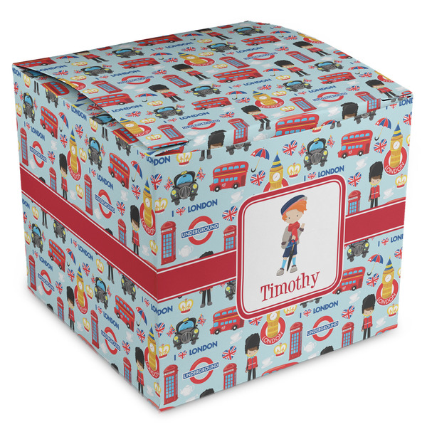 Custom London Cube Favor Gift Boxes (Personalized)