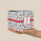 London Cube Favor Gift Box - On Hand - Scale View