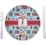 London 10" Glass Lunch / Dinner Plates - Single or Set (Personalized)