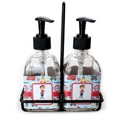 London Glass Soap & Lotion Bottle Set (Personalized)