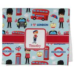 London Kitchen Towel - Poly Cotton w/ Name or Text