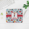 London Rectangular Mouse Pad - LIFESTYLE 2