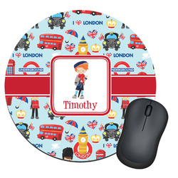 London Round Mouse Pad (Personalized)