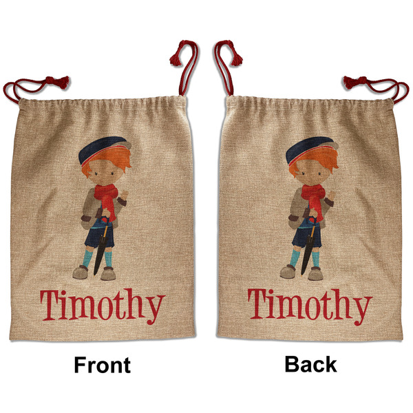 Custom London Santa Sack - Front & Back (Personalized)