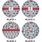 London Set of Lunch / Dinner Plates (Approval)