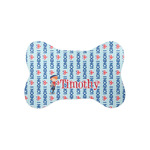 London Bone Shaped Dog Food Mat (Small) (Personalized)