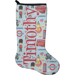 London Holiday Stocking - Single-Sided - Neoprene (Personalized)