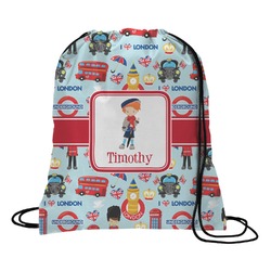 London Drawstring Backpack - Large (Personalized)