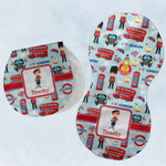 London Burp Pads - Velour - Set of 2 w/ Name or Text