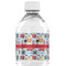 London Water Bottle Label - Back View