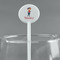 London White Plastic 5.5" Stir Stick - Round - Main