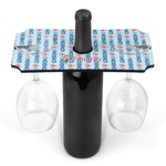 London Wine Bottle & Glass Holder (Personalized)