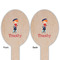 London Wooden Food Pick - Oval - Double Sided - Front & Back