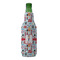 London Zipper Bottle Cooler - FRONT (bottle)