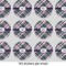 Plaid with Pop 1" Multipurpose Round Labels - Sheet