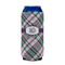 Plaid with Pop 16oz Can Sleeve - FRONT (on can)