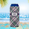 Plaid with Pop 16oz Can Sleeve - LIFESTYLE