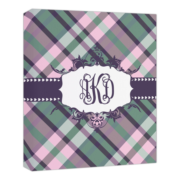 Custom Plaid with Pop Canvas Print - 20x24 (Personalized)