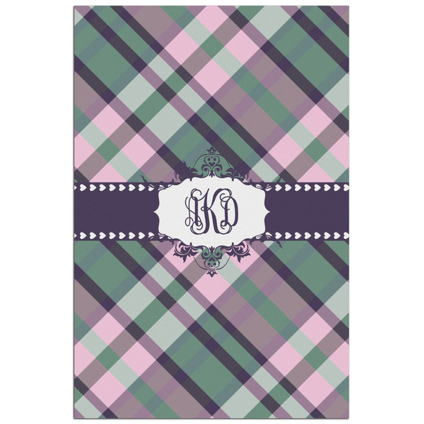 Custom Plaid with Pop Poster - Matte - 24x36 (Personalized)