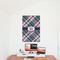 Plaid with Pop 24x36 - Matte Poster - On the Wall