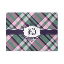 Plaid with Pop 5' x 7' Indoor Area Rug (Personalized)