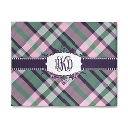 Plaid with Pop 8' x 10' Patio Rug (Personalized)