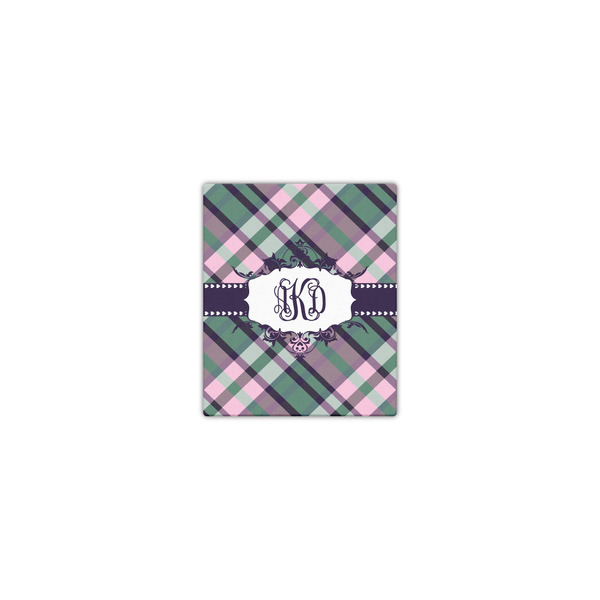 Custom Plaid with Pop Canvas Print - 8x10 (Personalized)