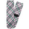 Plaid with Pop Adult Crew Socks - Single Pair - Front and Back