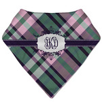 Plaid with Pop Bandana Bib (Personalized)