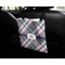 Plaid with Pop Car Bag - In Use